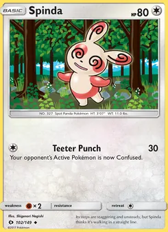 Spinda (Sun & Moon #102/149)