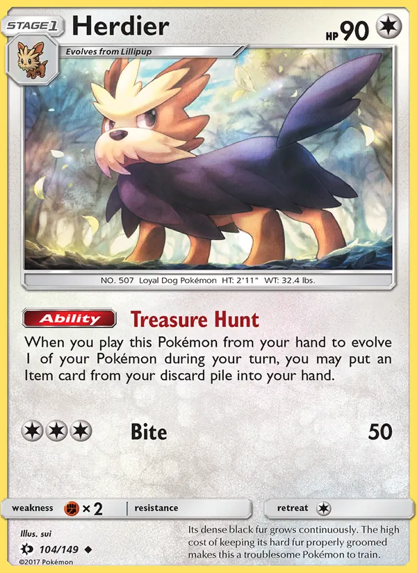 Herdier (Sun & Moon #104/149)