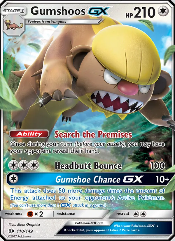 Gumshoos GX (Sun & Moon #110/149)
