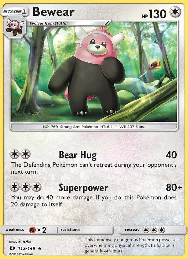 Bewear (Sun & Moon #112/149)