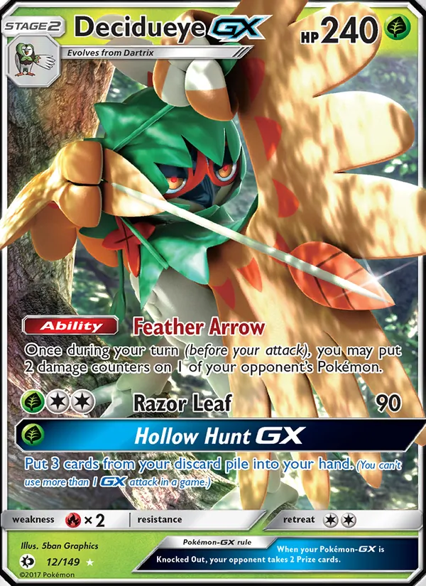 Decidueye GX (Sun & Moon #12/149)