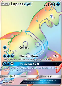 Lapras GX (Sun & Moon #151/149)