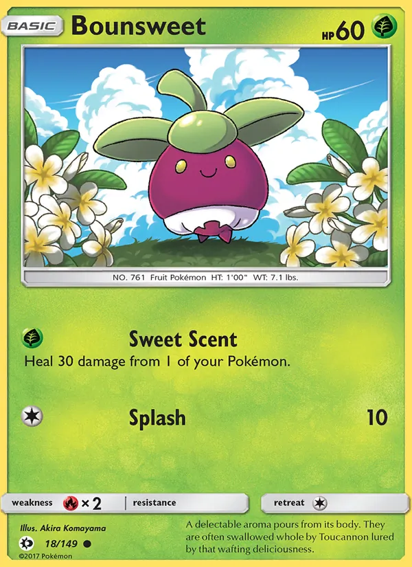 Bounsweet (Sun & Moon #18/149)