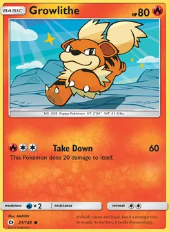 Growlithe (Sun & Moon #21/149)