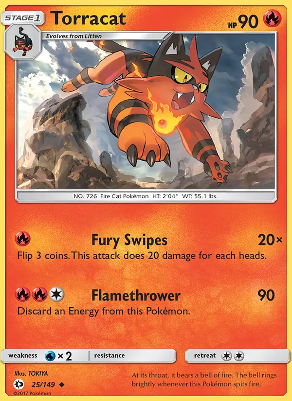 Torracat (Sun & Moon #25/149)