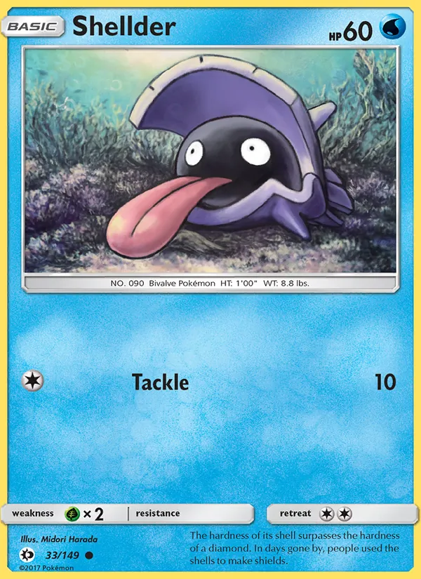 Shellder (Sun & Moon #33/149)