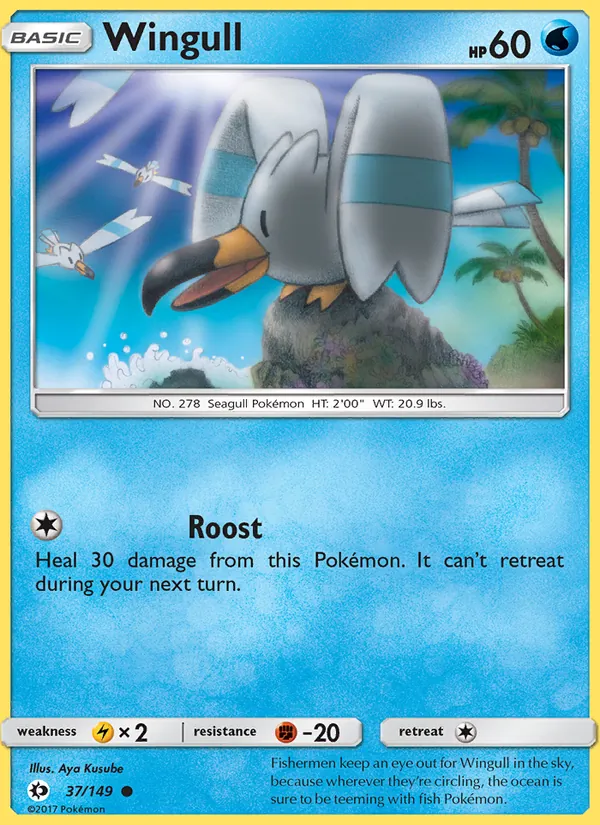 Wingull (Sun & Moon #37/149)