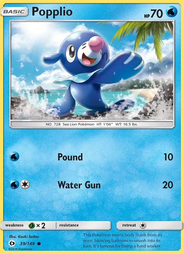 Popplio (Sun & Moon #39/149)