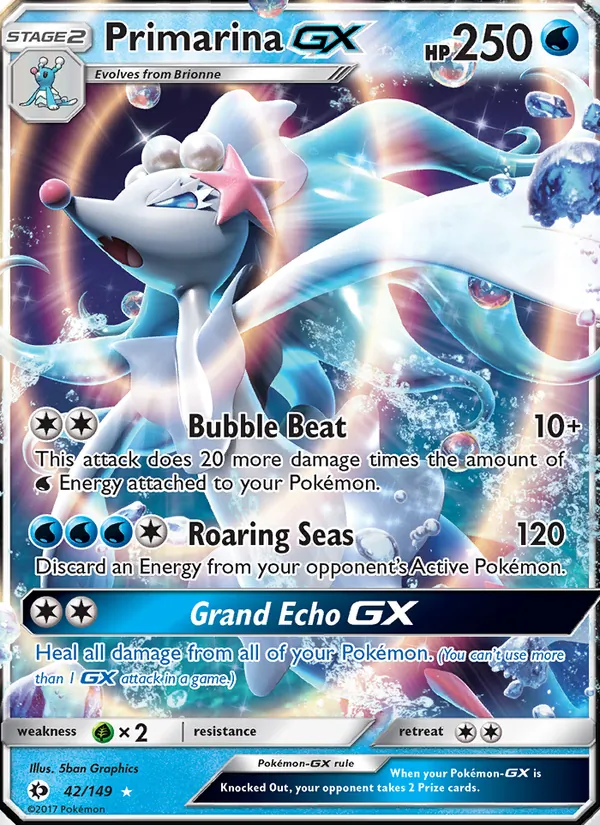 Primarina GX (Sun & Moon #42/149)