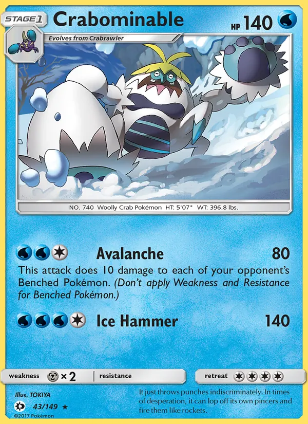 Crabominable (Sun & Moon #43/149)