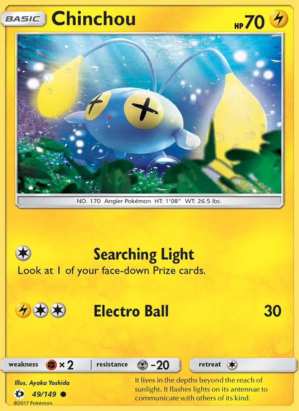 Chinchou (Sun & Moon #49/149)