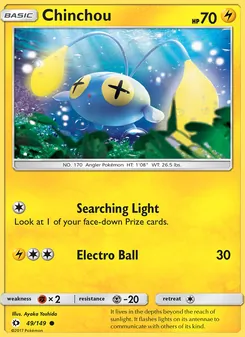 Chinchou (Sun & Moon #49/149)