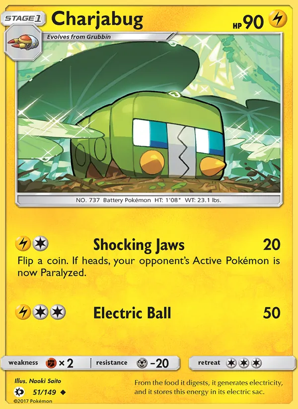 Charjabug (Sun & Moon #51/149)