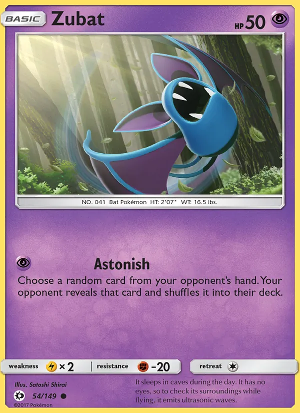 Zubat (Sun & Moon #54/149)
