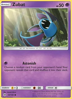Zubat (Sun & Moon #54/149)