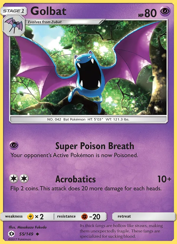 Golbat (Sun & Moon #55/149)