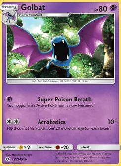 Golbat (Sun & Moon #55/149)