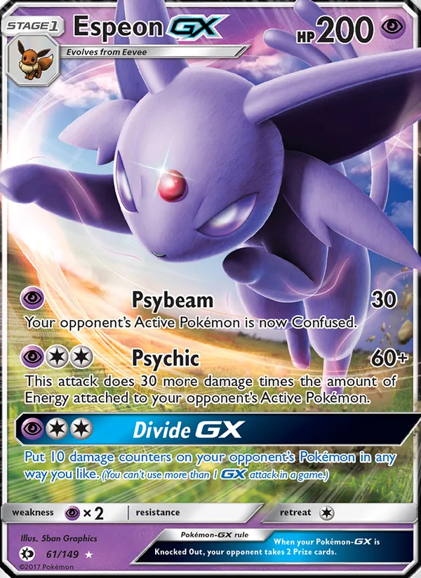 Espeon GX (Sun & Moon #61/149)