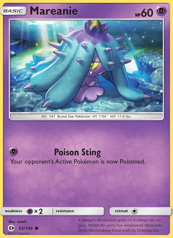Mareanie (Sun & Moon #62/149)
