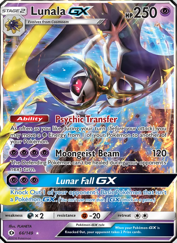 Lunala GX (Sun & Moon #66/149)