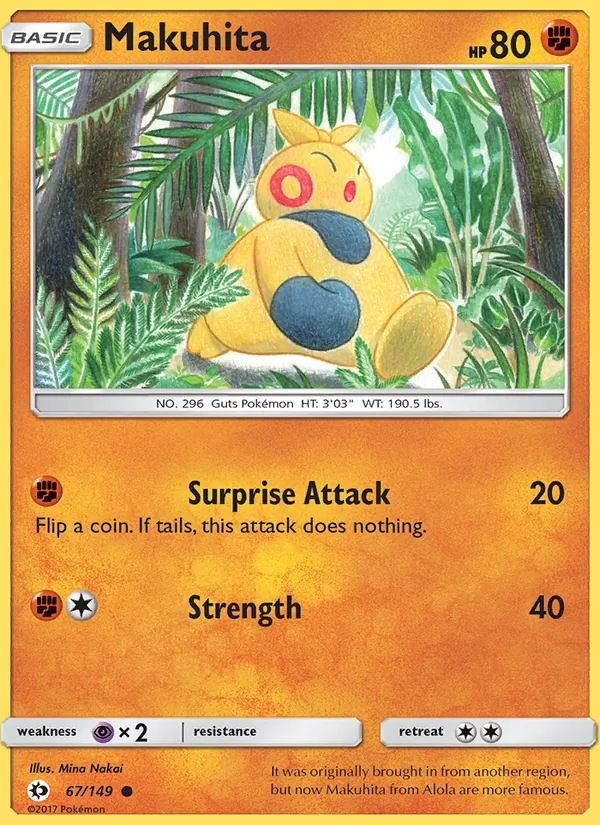 Makuhita (Sun & Moon #67/149)