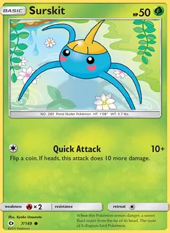 Surskit (Sun & Moon #7/149)