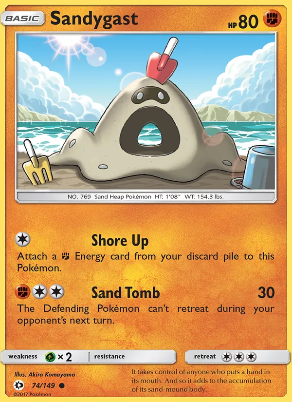 Sandygast (Sun & Moon #74/149)