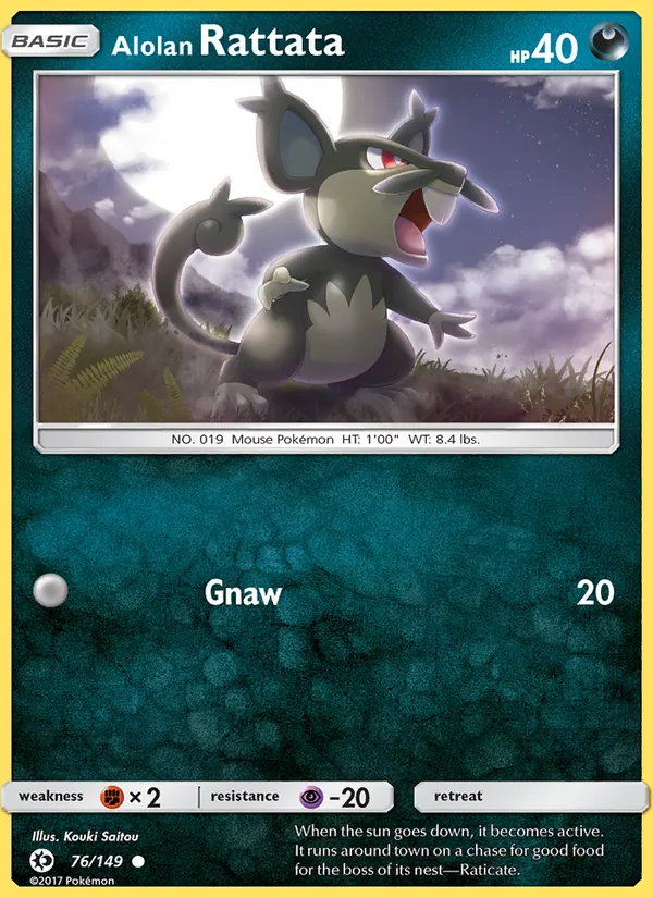Alolan Rattata (Sun & Moon #76/149)