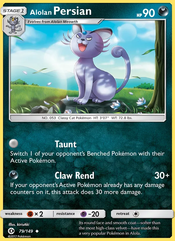 Alolan Persian (Sun & Moon #79/149)