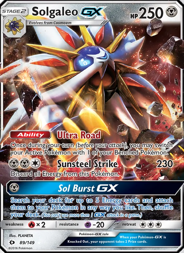 Solgaleo GX (Sun & Moon #89/149)