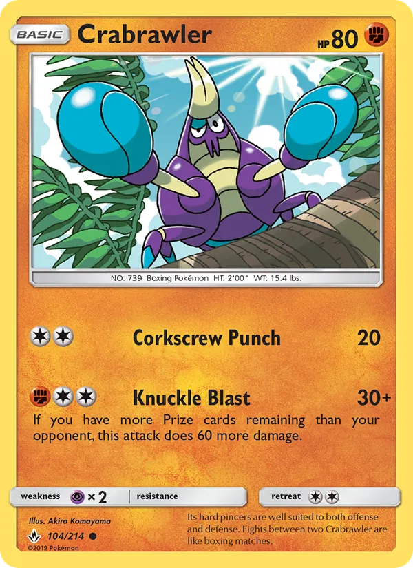 Crabrawler (Unbroken Bonds #104/214)