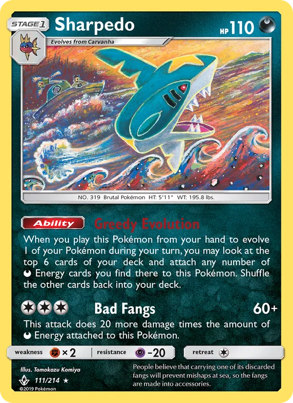 Sharpedo (Unbroken Bonds #111/214)