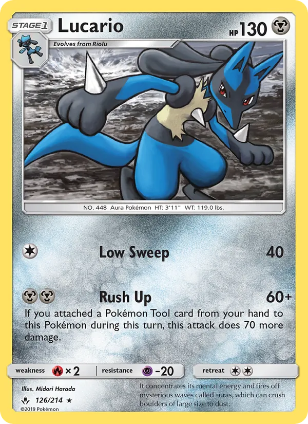 Lucario (Unbroken Bonds #126/214)