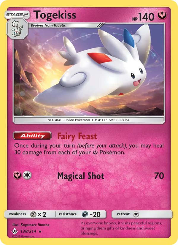 Togekiss (Unbroken Bonds #138/214)