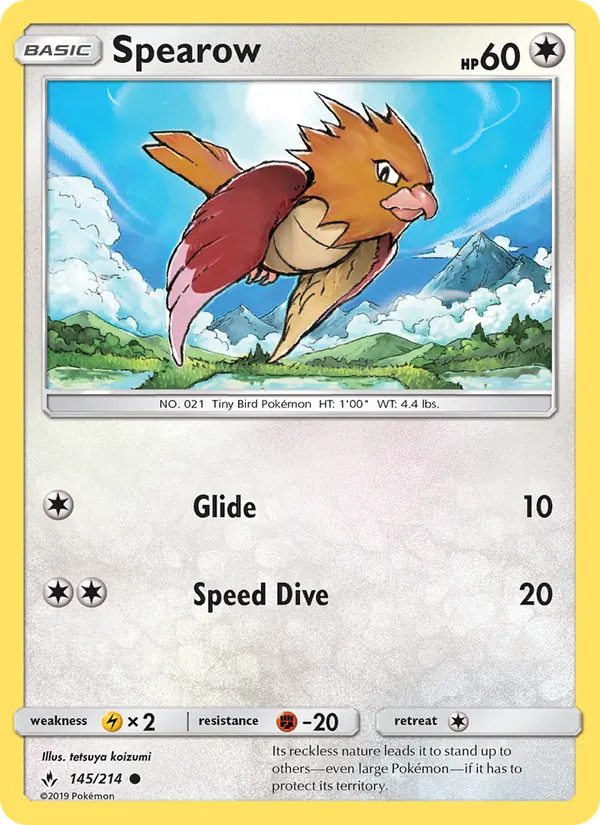 Spearow (Unbroken Bonds #145/214)