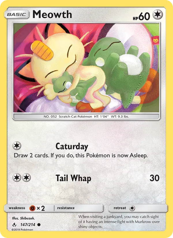 Meowth (Unbroken Bonds #147/214)