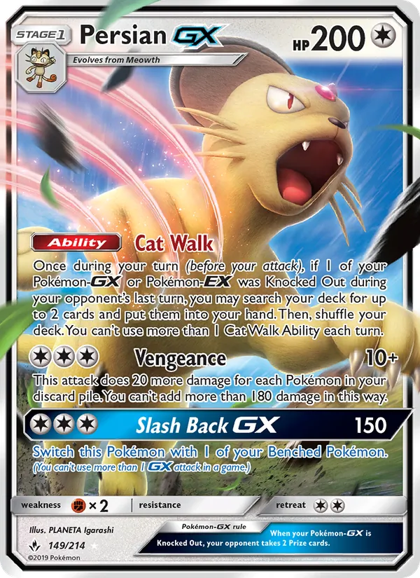Persian GX (Unbroken Bonds #149/214)