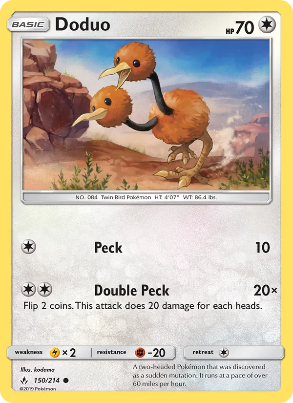 Doduo (Unbroken Bonds #150/214)