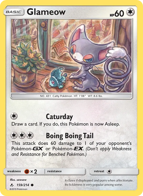 Glameow (Unbroken Bonds #159/214)