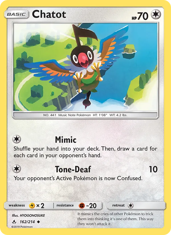 Chatot (Unbroken Bonds #162/214)