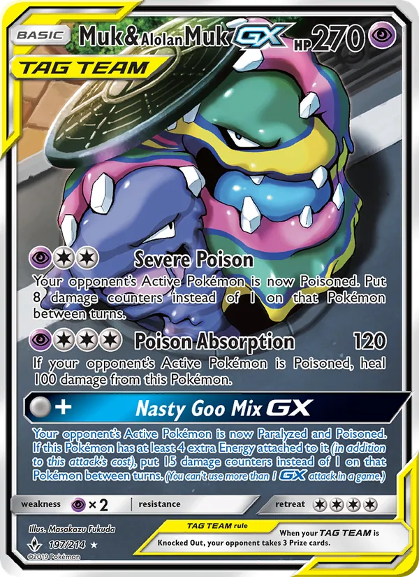 Muk & Alolan Muk GX (Unbroken Bonds #197/214)