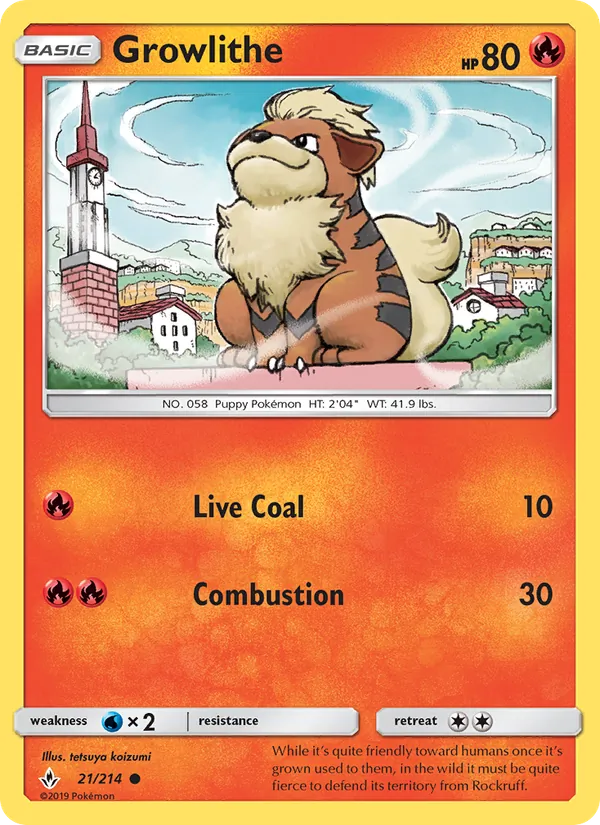 Growlithe (Unbroken Bonds #21/214)