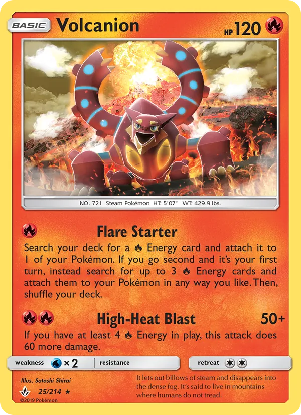 Volcanion (Unbroken Bonds #25/214)