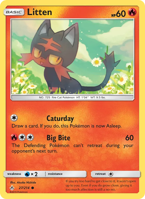 Litten (Unbroken Bonds #27/214)