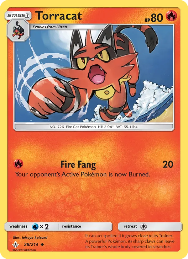 Torracat (Unbroken Bonds #28/214)
