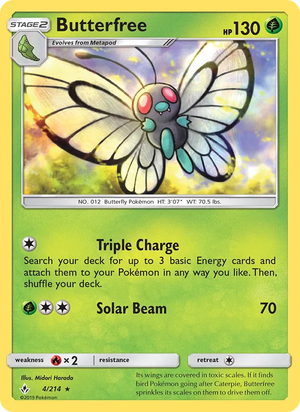 Butterfree (Unbroken Bonds #4/214)