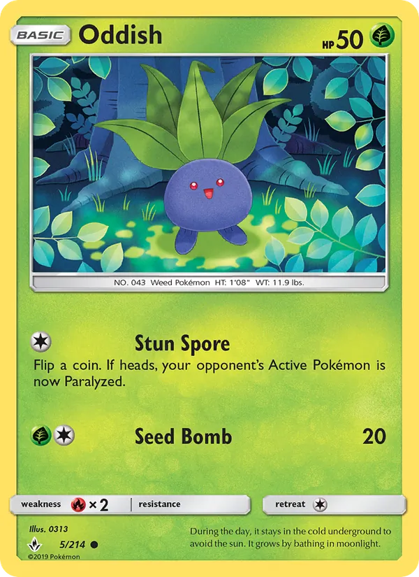 Oddish (Unbroken Bonds #5/214)
