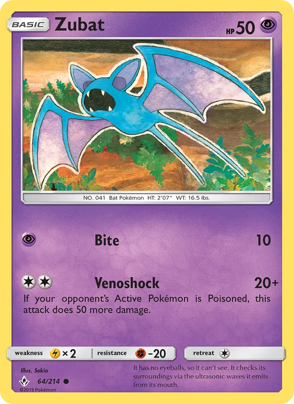 Zubat (Unbroken Bonds #64/214)