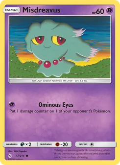 Misdreavus (Unbroken Bonds #77/214)