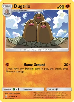 Dugtrio (Unbroken Bonds #86/214)